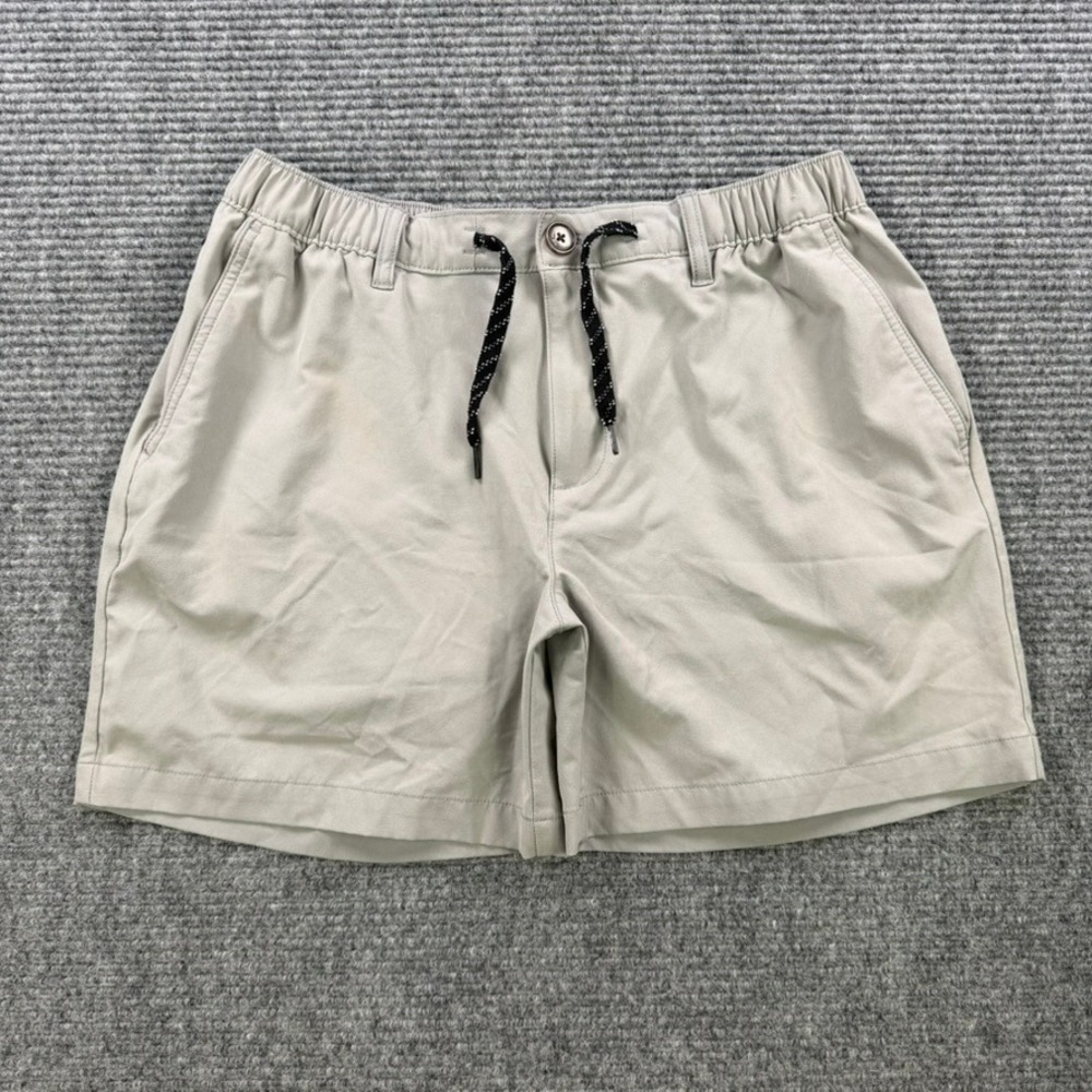 Chubbies Everywear Shorts Mens Large Light Grey 6" Inseam Stretch Casual Active